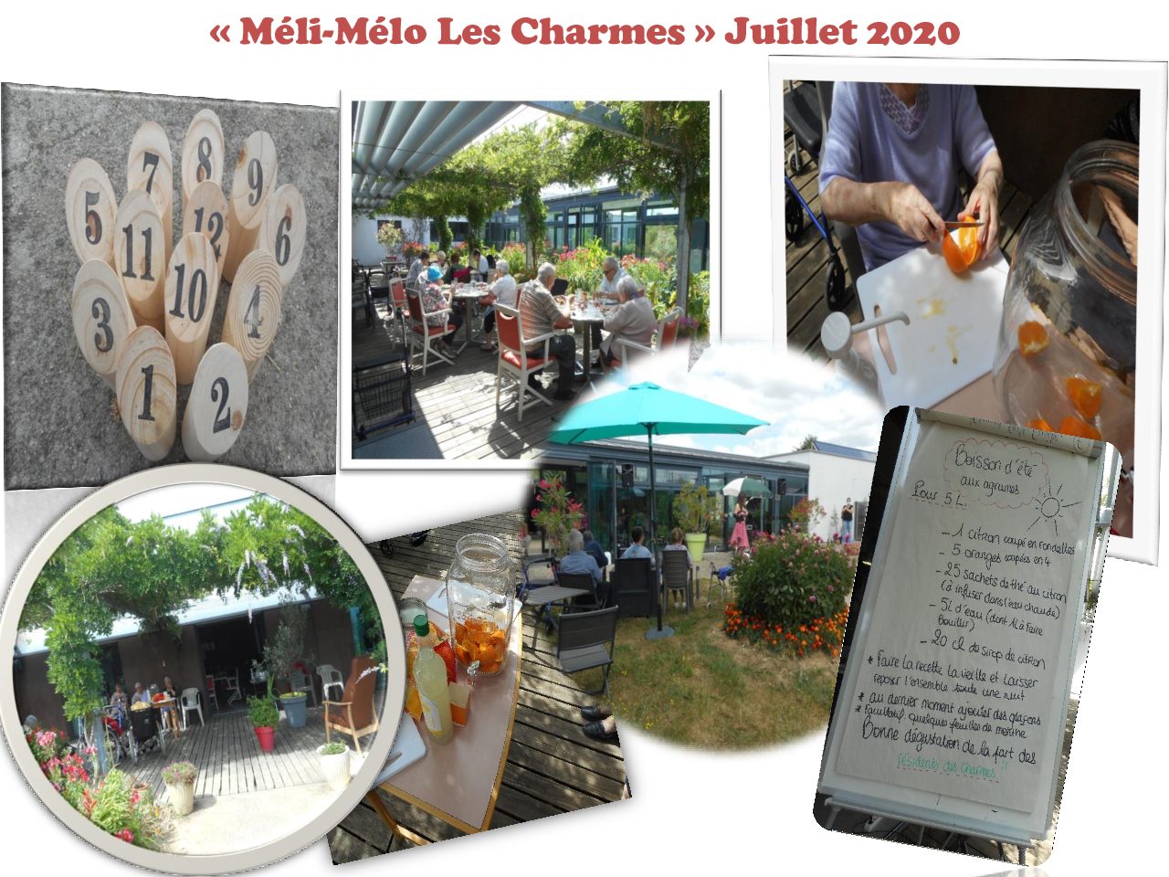 Méli Mélo JUILLET 2020 – Résidence « LES CHARMES » –