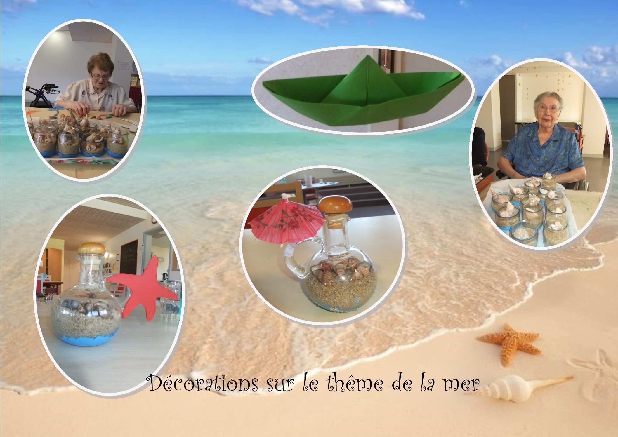 RVO – Résidence « Les Tilleuls » – Décoration sur le thème de la mer